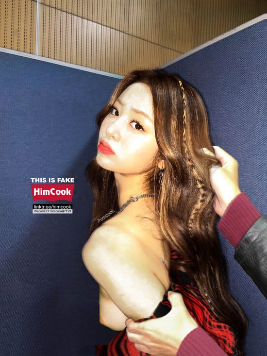 Huh Yunjin nude fake